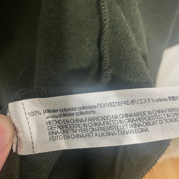 Zara Felt Texture Coat (Green) - Sz Medium - Picture 5 of 6